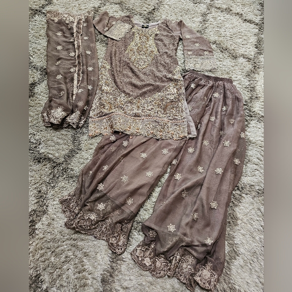 Chiffon 3pc set - Picture 1 of 3